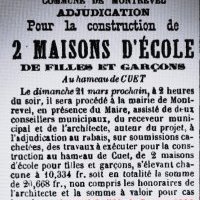 En 1878, alors que Cuet ne compte qu'une école mixte, le Conseil (…)